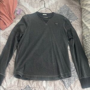 Abercrombie & Fitch Dark Gray Crewneck Sweater